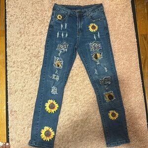 Flower Jeans